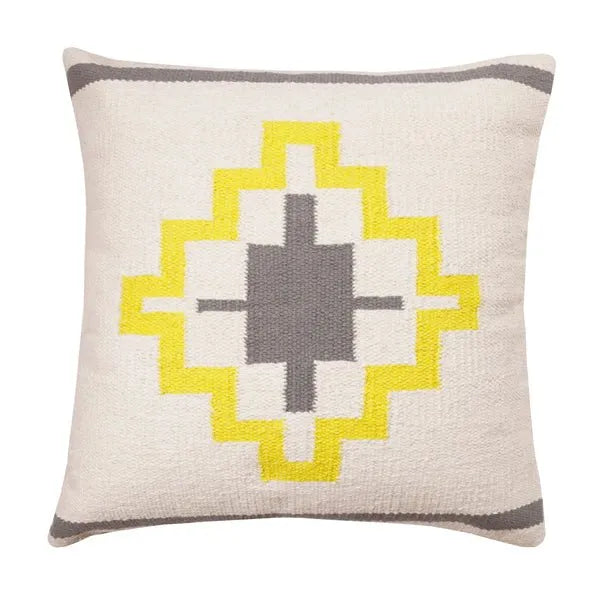 Apollo 07896GYL Grey/Yellow Pillow - Rug & Home