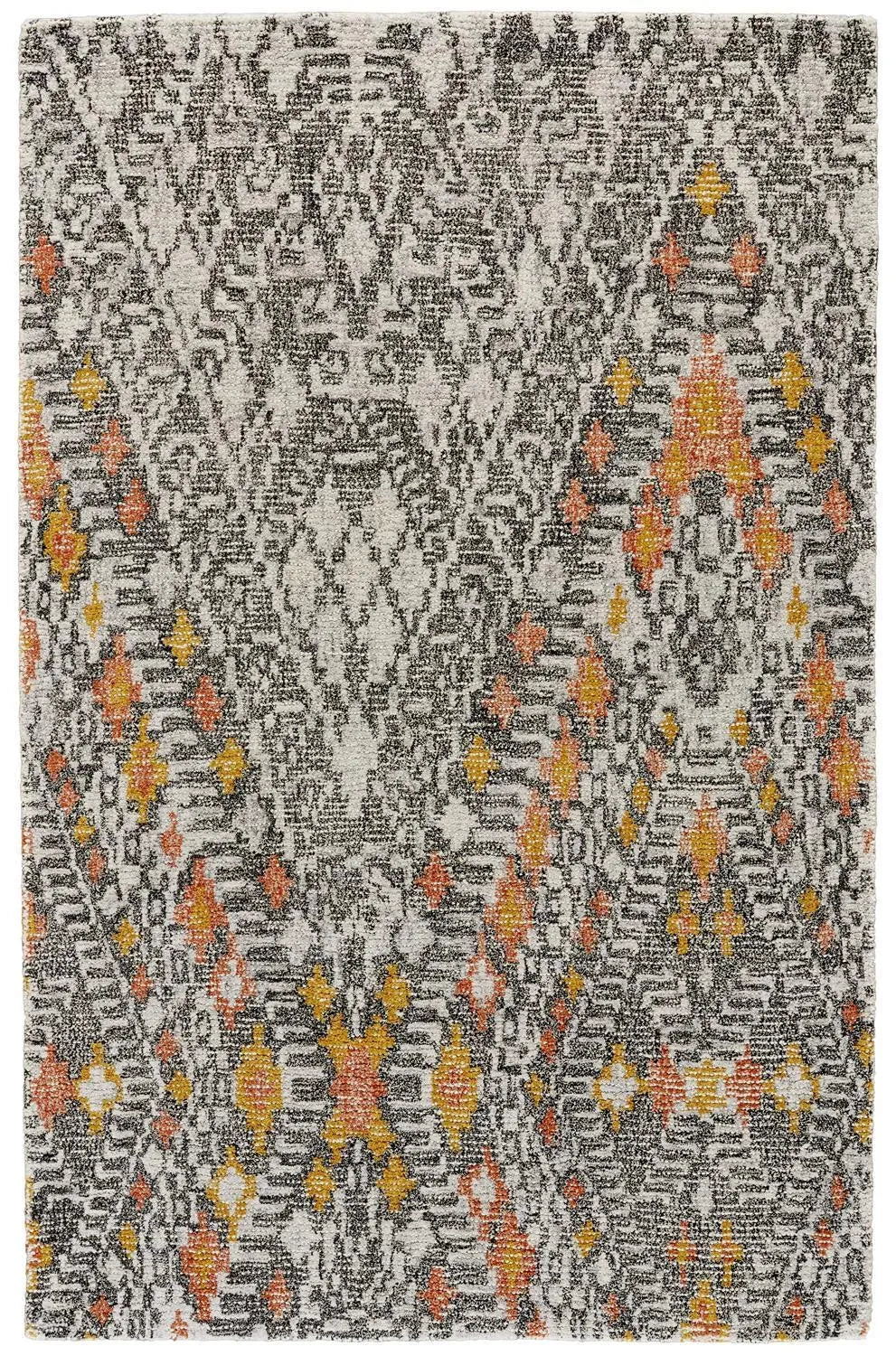 Arazad 8476F Gray/Orange Rug
