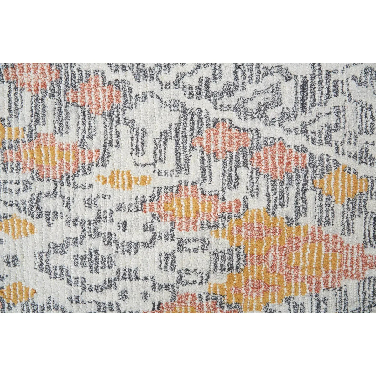 Arazad 8476F Gray/Orange Rug