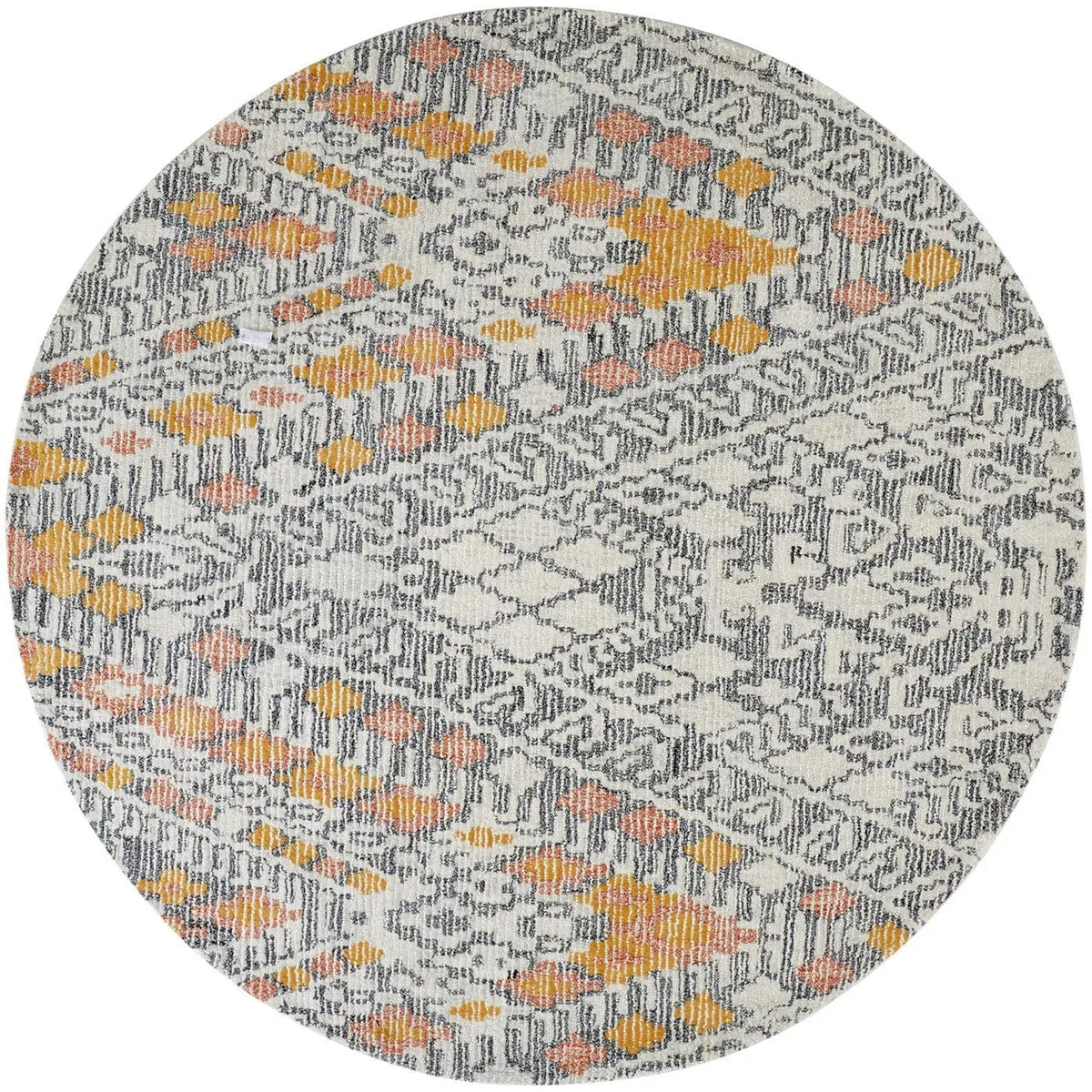 Arazad 8476F Gray/Orange Rug