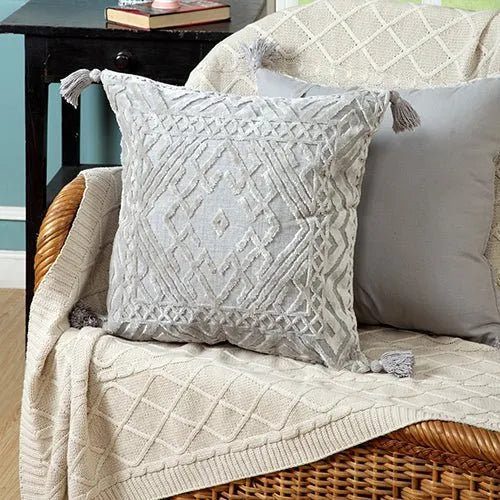 Arcane 07811DGY Dark Grey Pillow - Rug & Home