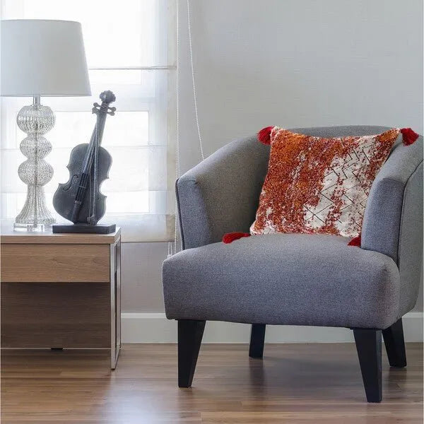 Arcane 07812RGY Red/Grey Pillow