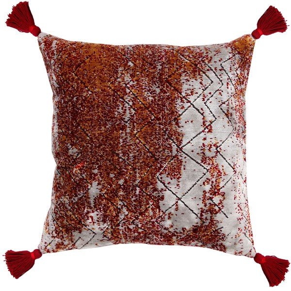 Arcane 07812RGY Red/Grey Pillow - Rug & Home