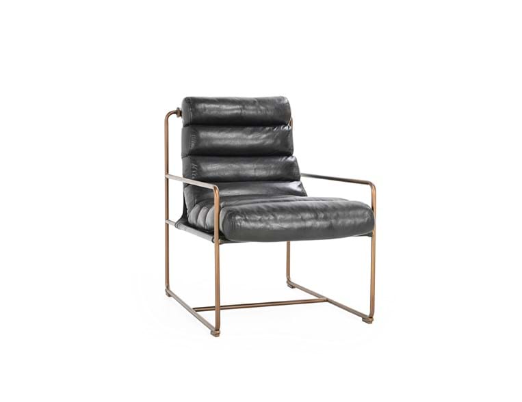 Argo Accent Chair Black - Rug & Home