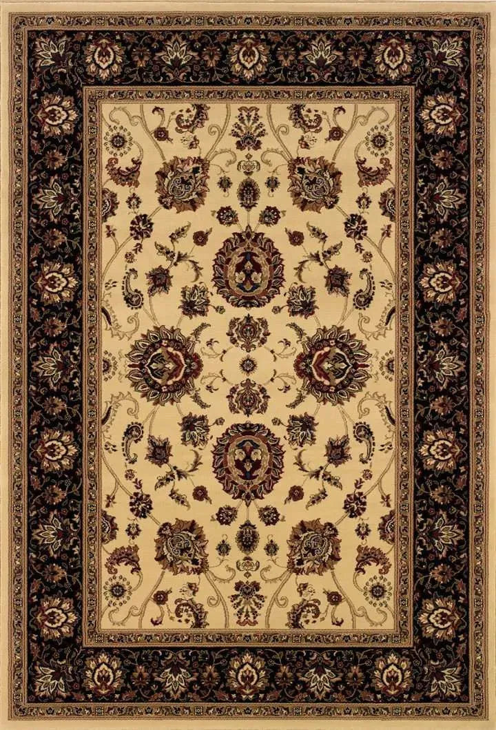 Ariana 130/7 Ivory/ Black Rug
