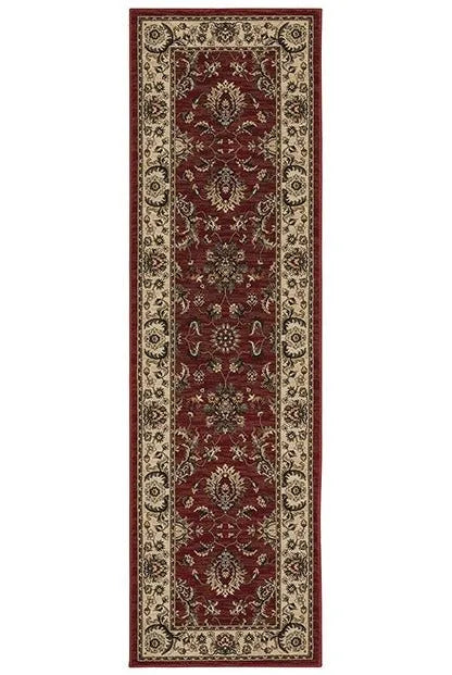 Ariana 311C Red/ Ivory Rug - Rug & Home