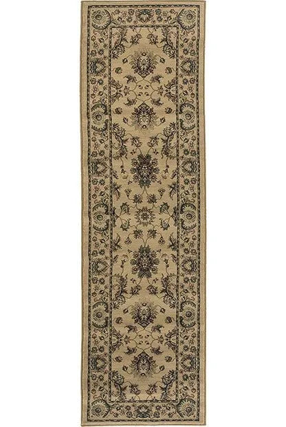 Ariana 311i Ivory/ Green Rug - Rug & Home