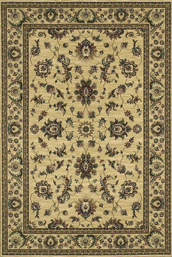 Ariana 311i Ivory/ Green Rug - Rug & Home