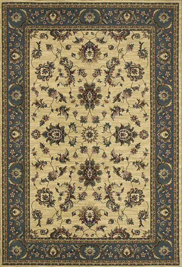 Ariana 311Z Ivory/ Blue Rug - Rug & Home