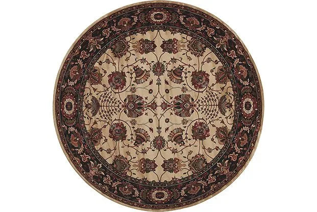 Ariana 431I Ivory/ Black Rug - Rug & Home