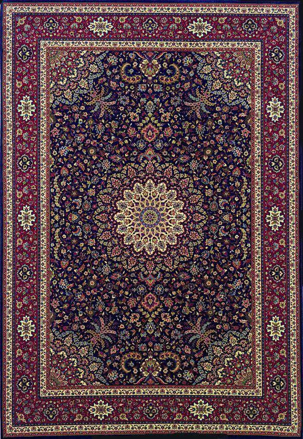 Ariana 95B Blue/ Red Rug - Rug & Home