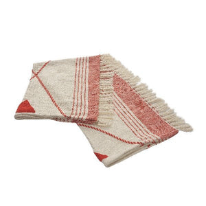 Arizona 80186RED Red Throw Blanket - Rug & Home