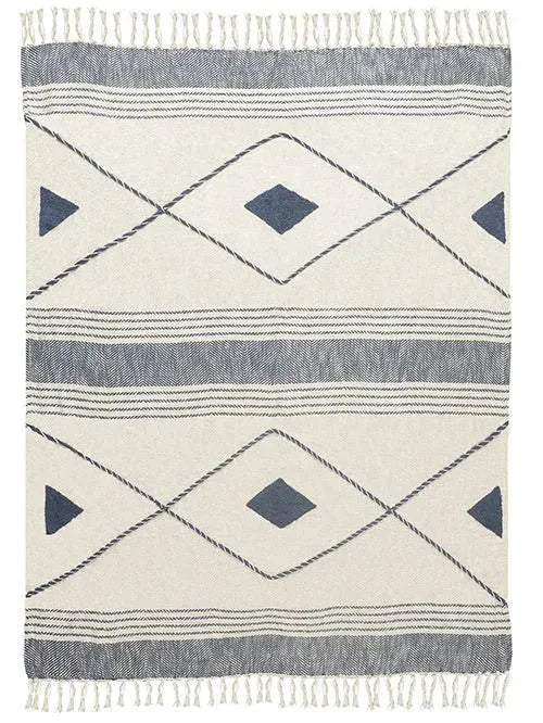 Arizona 80187BLU Blue Throw Blanket