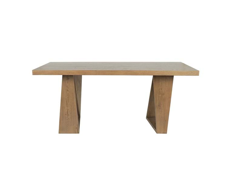 Arleth 82" Gathering Table Natural Oak - Rug & Home