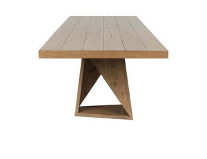 Arleth 94" Dining Table Natural Oak - Rug & Home