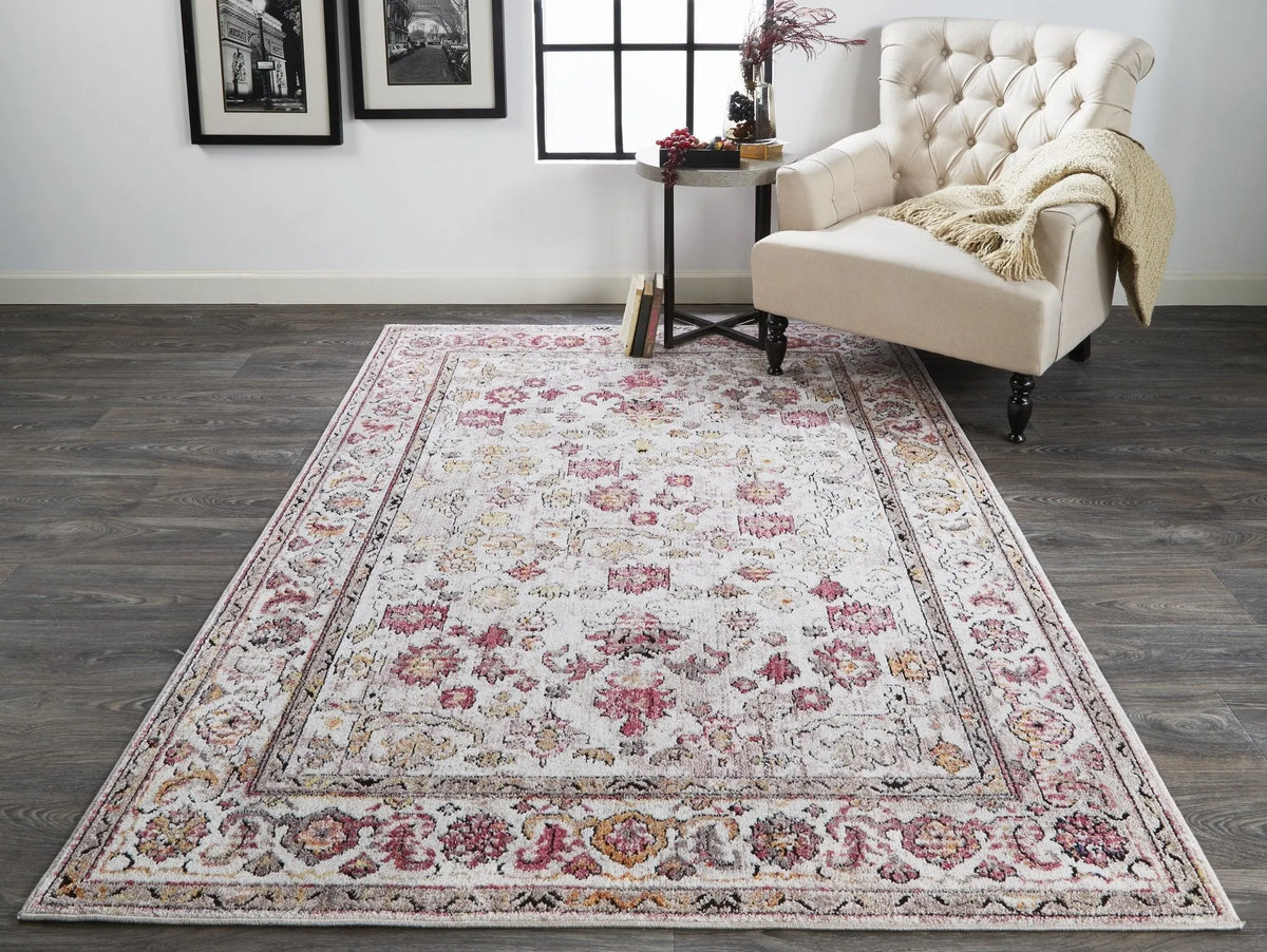 Armant 3945F Pink/Gray Rug - Rug & Home