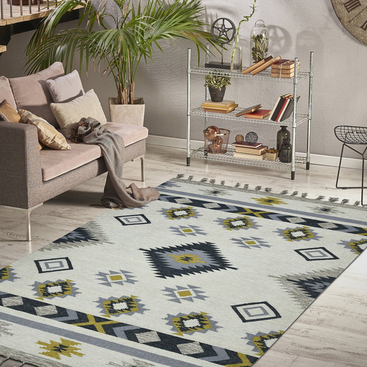 Artifacts ARI-5 Yellow/Ivory Rug - Rug & Home