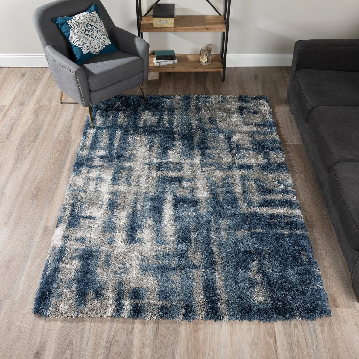 Arturro AT11 Navy Rug - Rug & Home