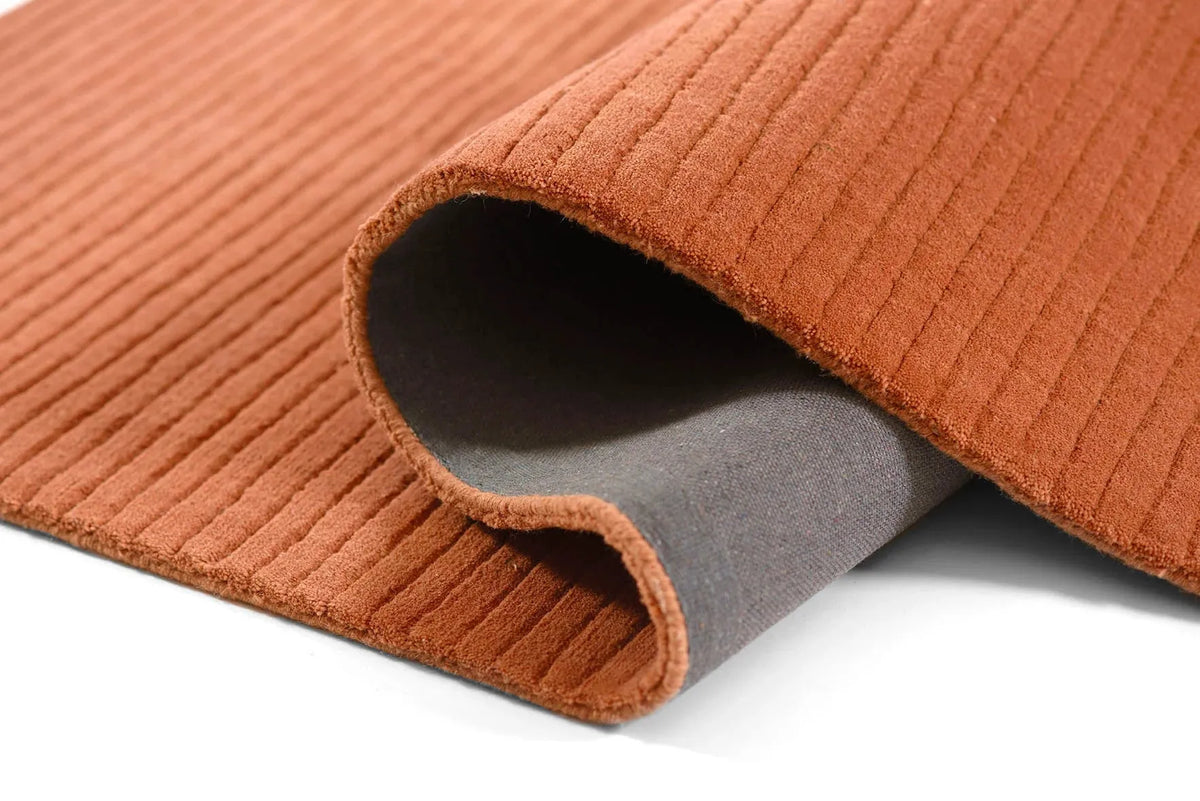 Asher ASH-1 Rust Rug - Rug & Home