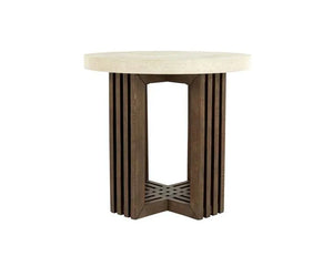 Aspen 26" Round End Table - Rug & Home