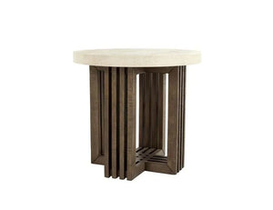 Aspen 26" Round End Table - Rug & Home