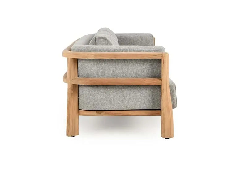 Aston 82" Outdoor Sofa Natural/Gray