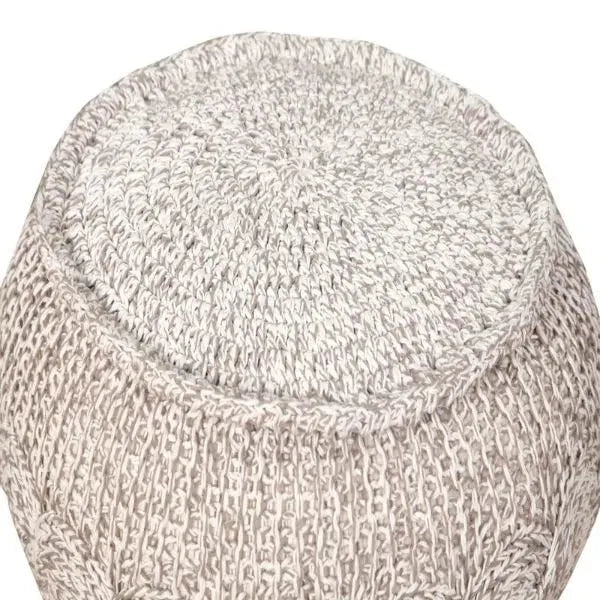 Astrid 99710GYN Grey/Natural Pouf