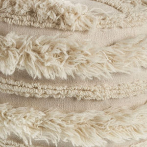 Astrid 99715IVO Ivory Pouf - Rug & Home