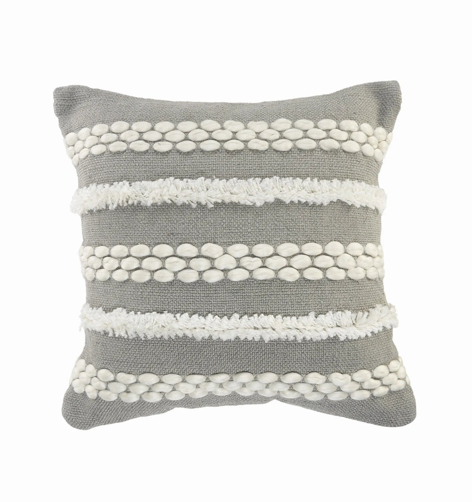 Atlantis Lr07561 Gray/Ivory Pillow - Rug & Home