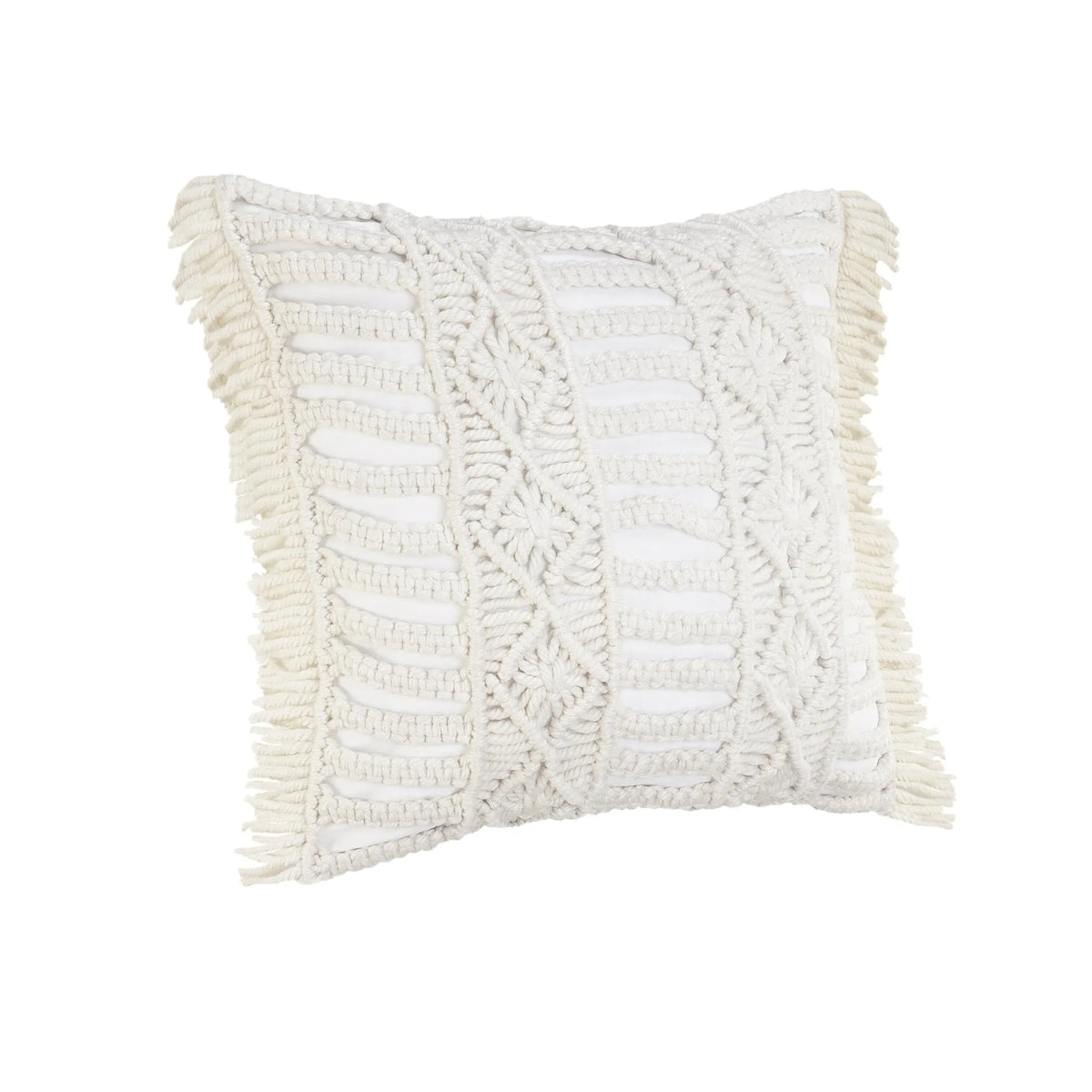 Atlantis Lr07586 White Pillow - Rug & Home