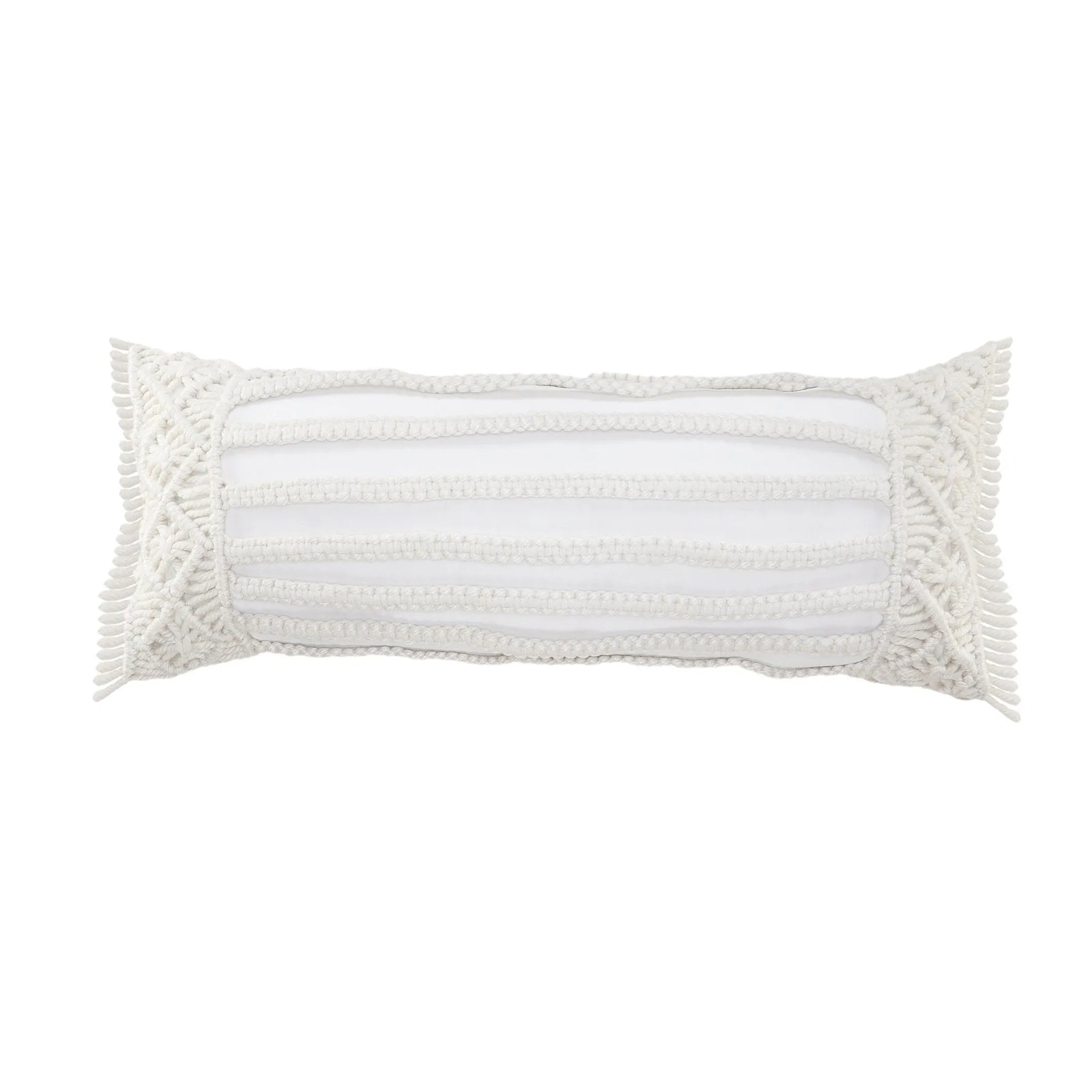 Atlantis Lr07587 White Pillow - Rug & Home