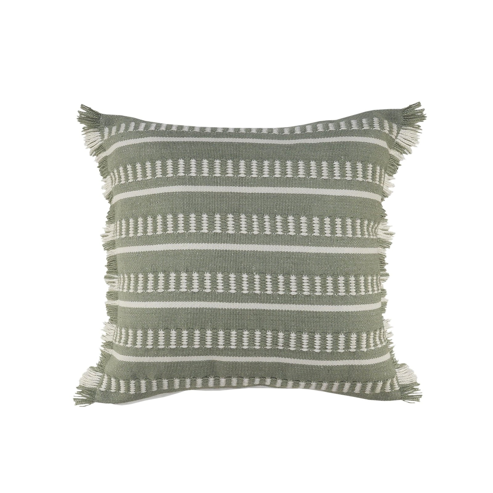 Atlantis Lr07589 Green/White Pillow - Rug & Home