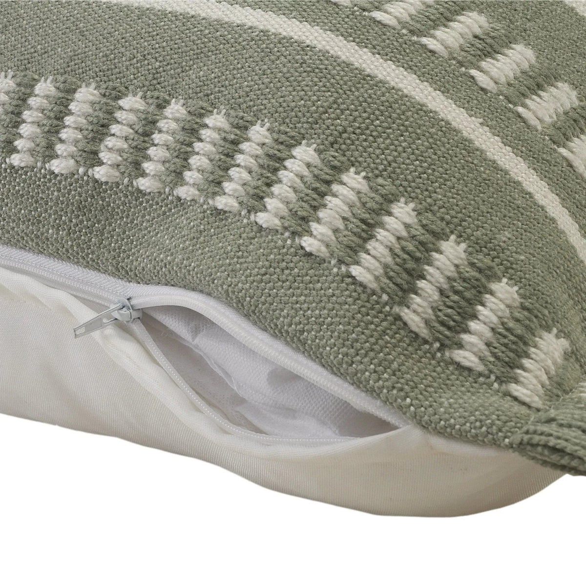 Atlantis Lr07589 Green/White Pillow