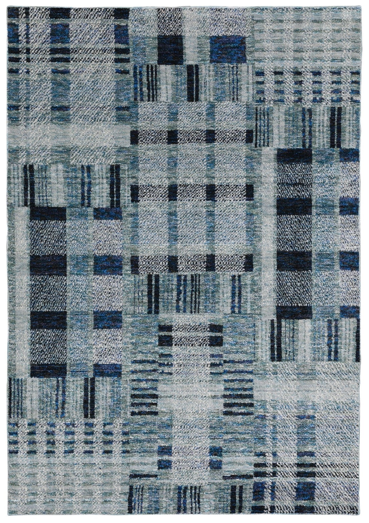 Atlas 752B Blue/Blue Rug - Rug & Home