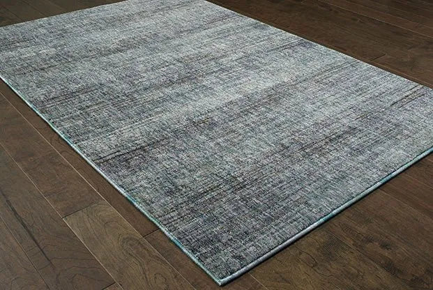 Atlas 8033J Blue/ Grey Rug - Rug & Home