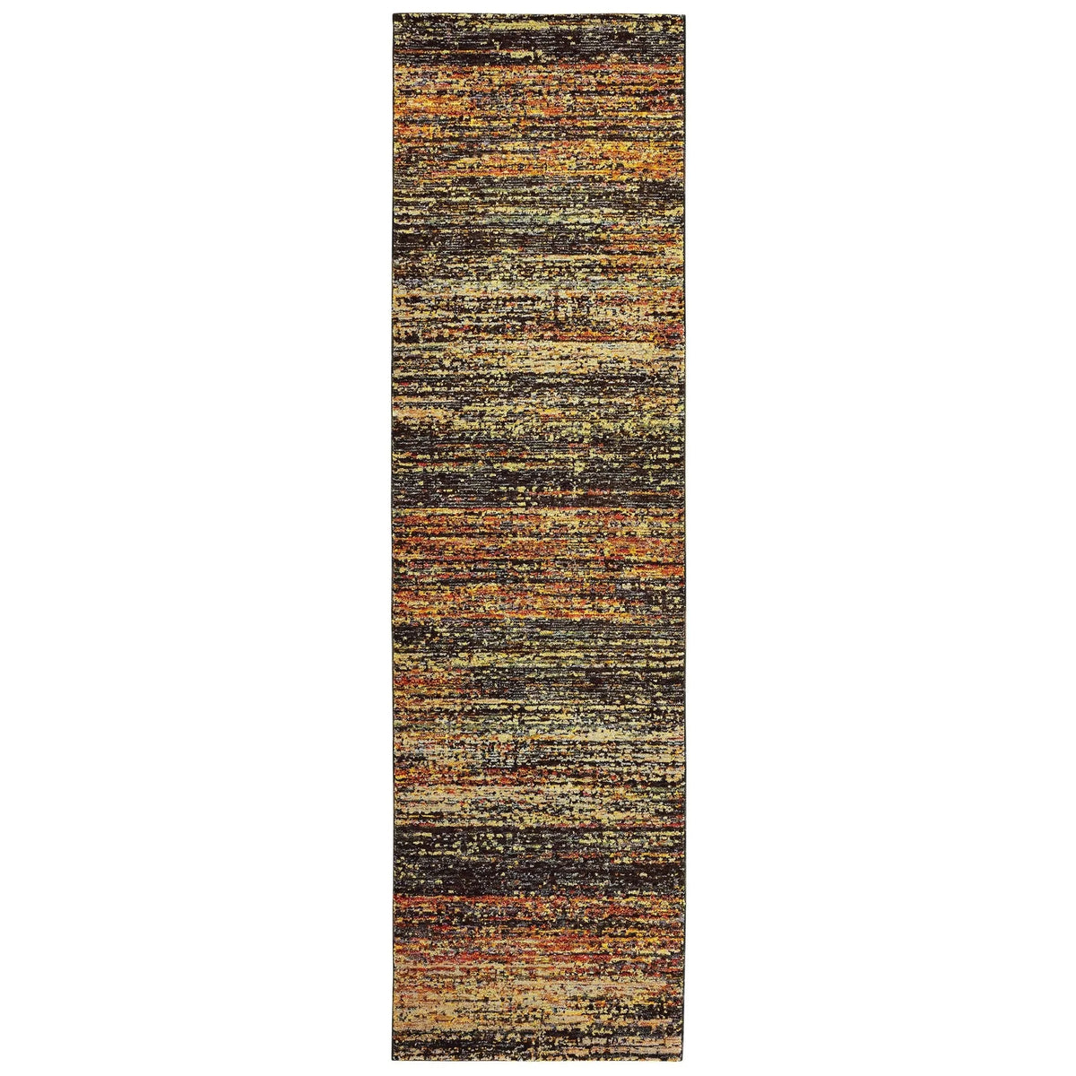 Atlas 8037C Gold/ Charcoal Rug - Rug & Home