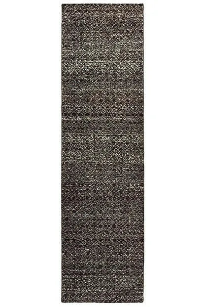 Atlas 8048Q Black/ Grey Rug - Rug & Home