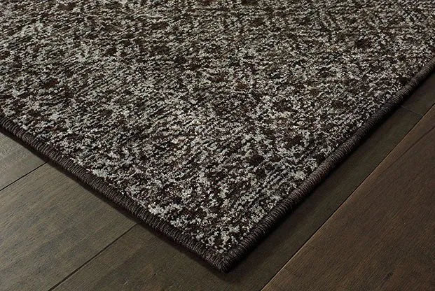 Atlas 8048Q Black/ Grey Rug - Rug & Home