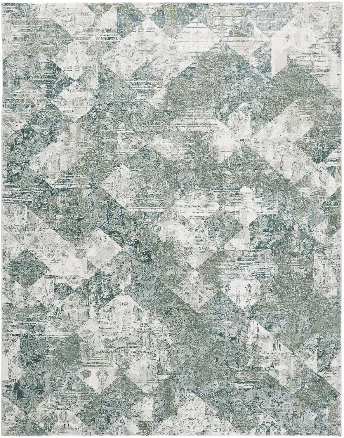 Atwell 3868F Green/Ivory Rug - Rug & Home