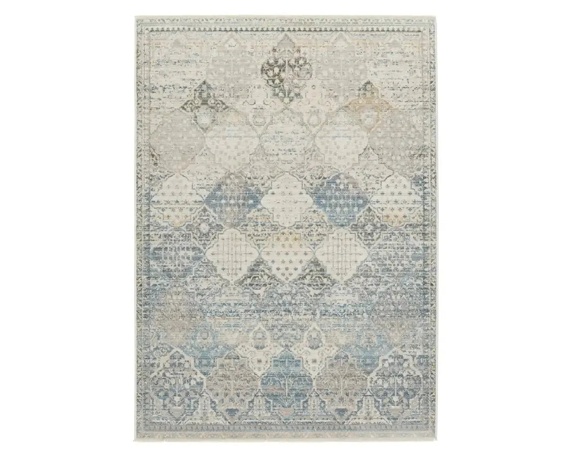 Audun AUD10 Blue Rug - Rug & Home