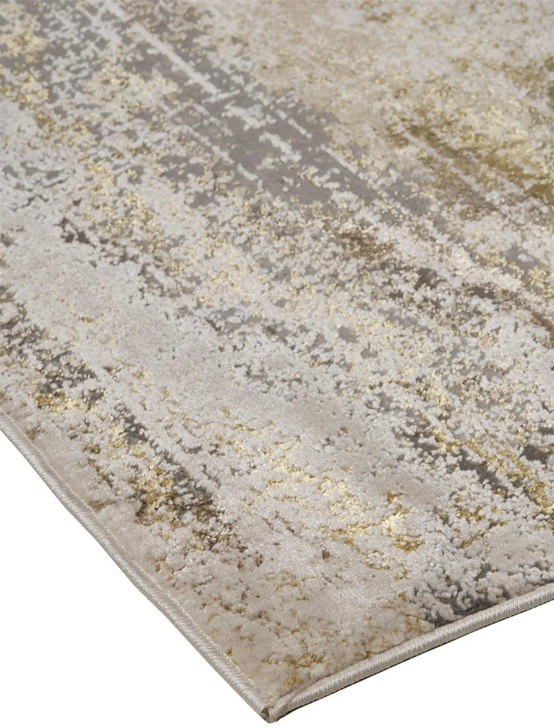 Aura 3735F Beige/Gold Rug - Rug & Home