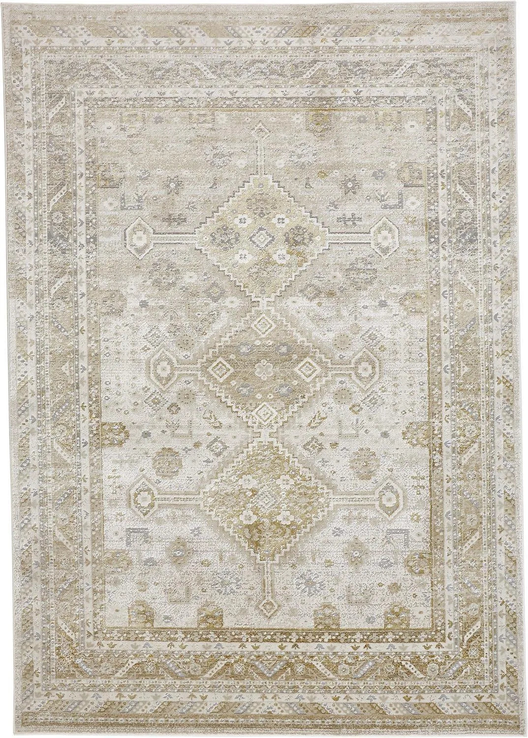 Aura 3738F Gold/Beige Rug