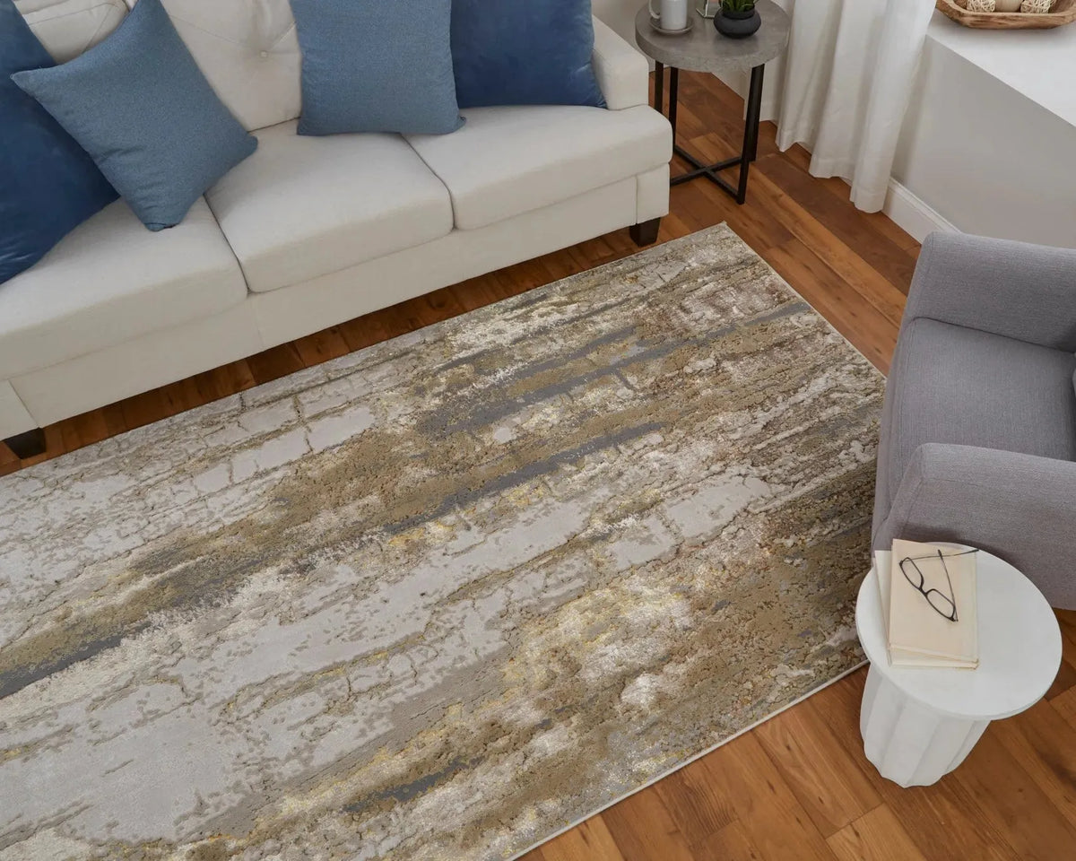 Aura AUR39LMF Ivory/Gold Rug