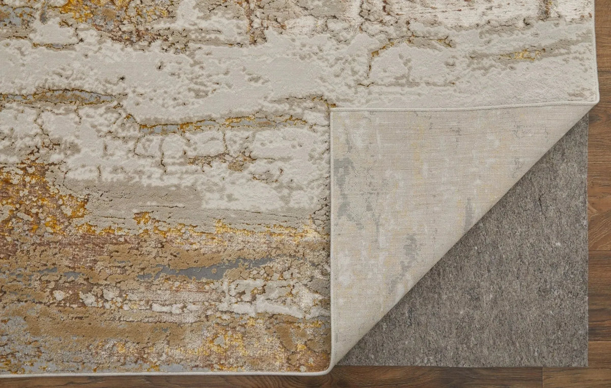 Aura AUR39LMF Ivory/Gold Rug