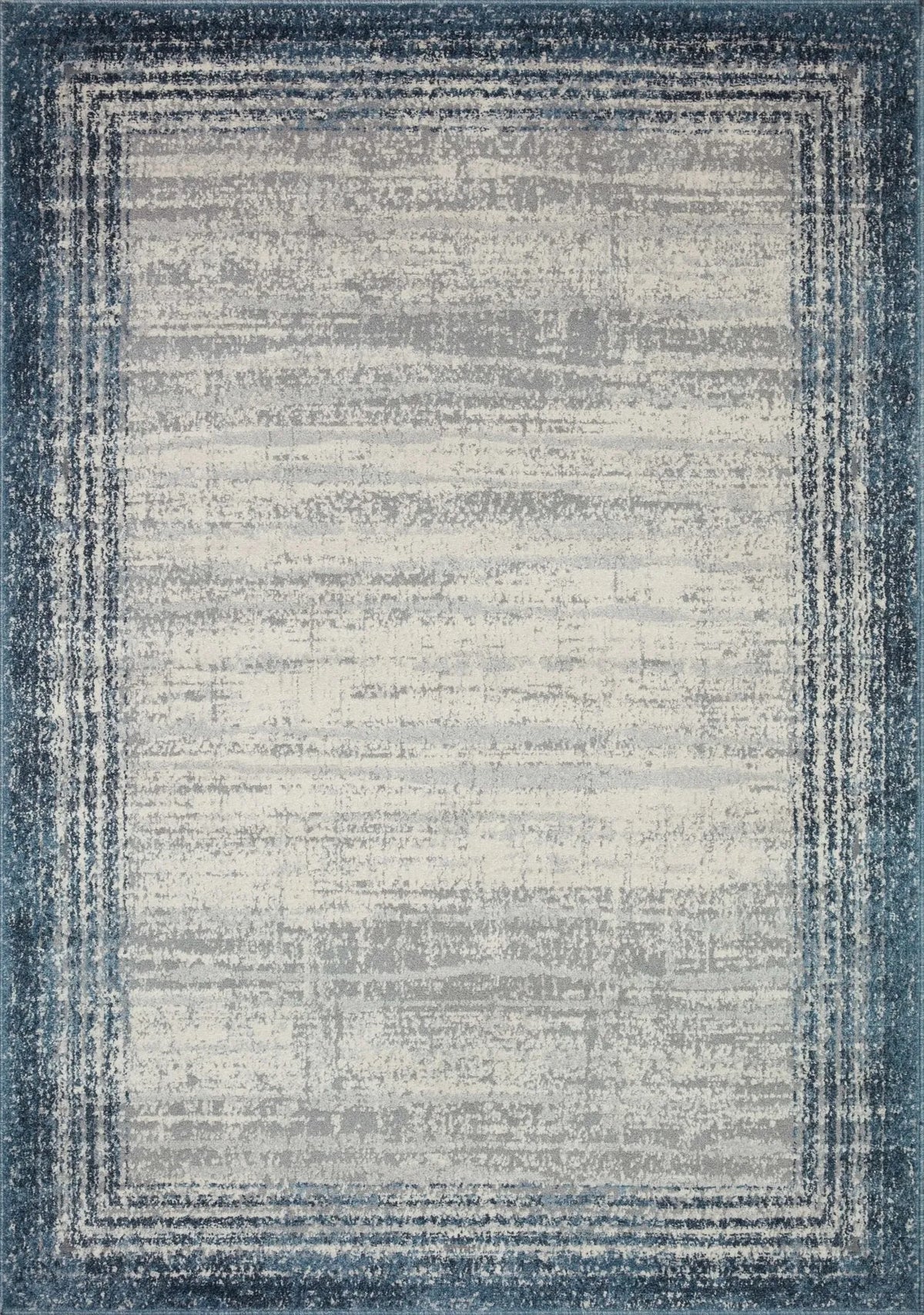 Austen Aus-02 Pebble/Blue Rug - Rug & Home