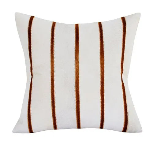 Austin 08140IVB Ivory/Brown Pillow - Rug & Home