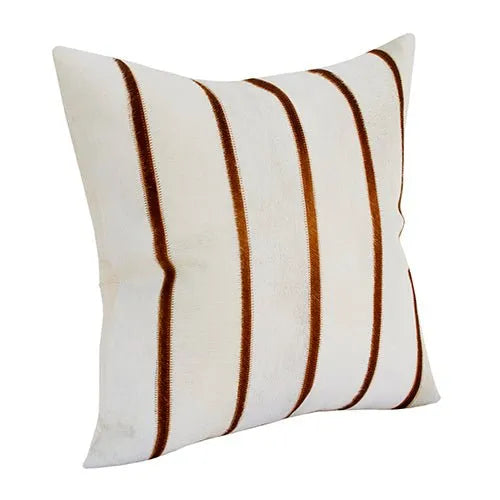 Austin 08140IVB Ivory/Brown Pillow - Rug & Home