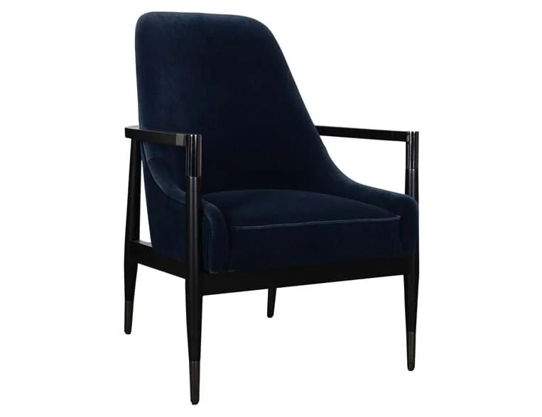 Austin Accent Chair Midnight Blue - Rug & Home