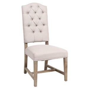 Ava Upholstered Linen SPO Dining Chair - Rug & Home