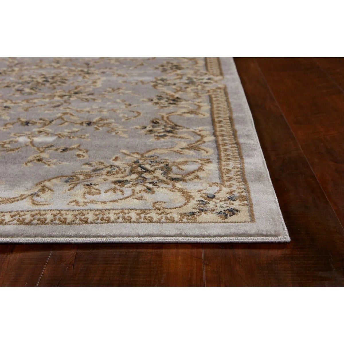 Avalon-5604 Aubusson Light Grey Rug - Rug & Home